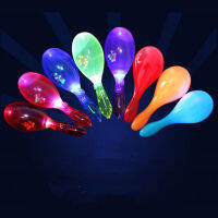 LED กระพริบ Maracas ดนตรีเด็กปั่นเคาะของเล่นบริษัทโกลว์งานแต่งงานของขวัญวันเกิดฮาโลวีน