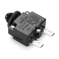 【LZ】 Kuoyuh 20a circuit breaker Single Pole Push to Reset 32V 50VDC thermal Overload protector for motor pump