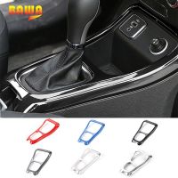 BAWA Automotive Interior Stickers Gear Shift Panel Frame Cover for Jeep Compass 2017-2020 Car Interior Decoration Accessories