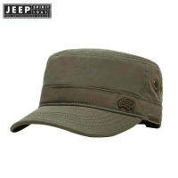 JEEP Sprit หมวกผู้ชายของแท้,หมวกทรงแบนไฮเอนด์ลำลองแบรนด์ไฮเอนด์สำหรับฤดูร้อน