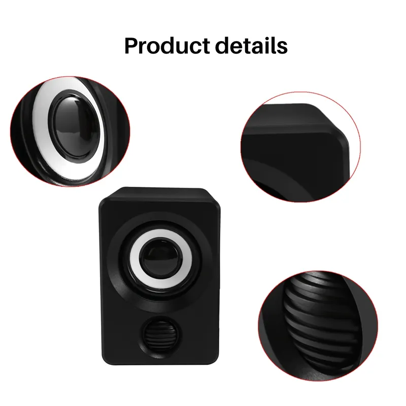 Surround Computer Speakers with Stereo USB Wired Powered