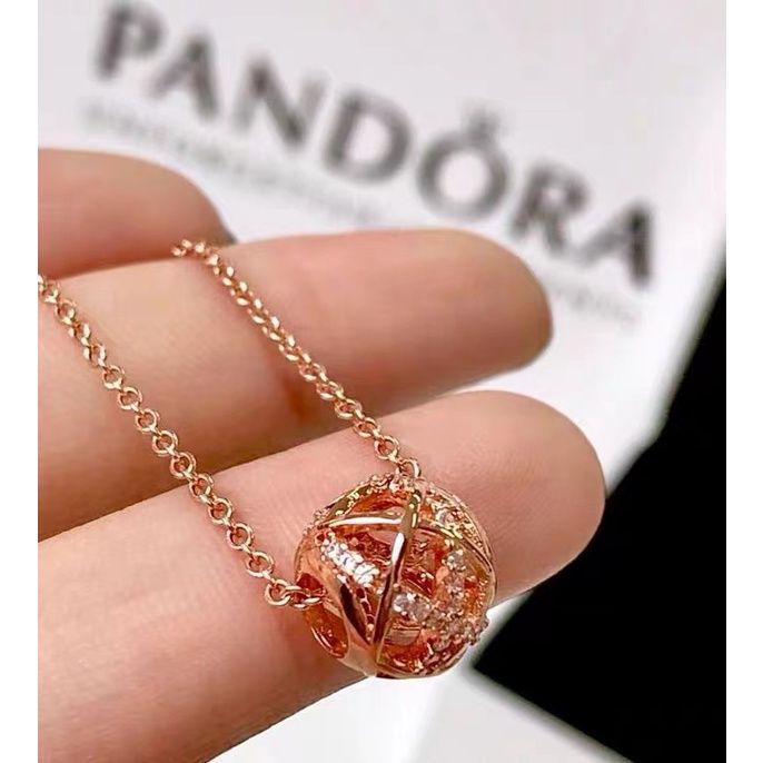 pandora-เงิน925-สร้อยคอ-สร้อยคอกาแล็กซี่-openwork-galaxy-necklaceของขวัญสำหรับคนพิเศษ-ของแท้-100