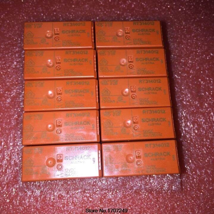 รีเลย์10ชิ้น-ล็อตไฟฟ้า-schrack-รีเลย์-gratis-ongkir-100-ใหม่-rt314012-12v-16a-8pin