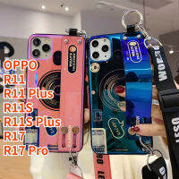 RTY สายรัดข้อมือเคส OPPO R17 Pro OPPO R11S Plus R11 OPPO R17 Bluray OPPO R11 Plus OPPO กล้อง Bluray ที่จับยึดปลอกสายคล้องเคสครอบโทรศัพท์ซิลิโคนกับสายรัดข้อมือเคสผู้ขายชั้นนำ