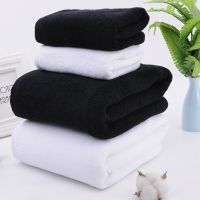 Large   microfiber bath towel  soft  super absorbent  quick-drying  non-fading multifunctional black bath towel Towels