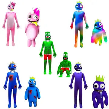 Kids Roblox Rainbow Friends Costume Blue Monster Cosplay Horror Game  Halloween Jumpsuit Party Outfit