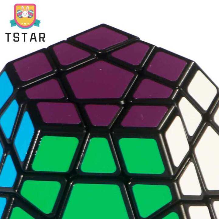 tstarshengshou-megaminx-ของเล่นปริศนาคดเคี้ยวความเร็วลูกบาศก์มายากลพัฒนาสมองสีดำ