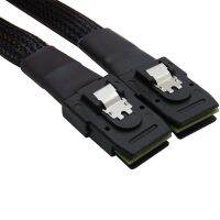 สายเคเบิลตัวผู้เป็นตัวผู้8087หมุด Sas 36 Pin Sff ขนาด30awg 1เมตรถักเปียด้วยไนลอน1ชิ้น