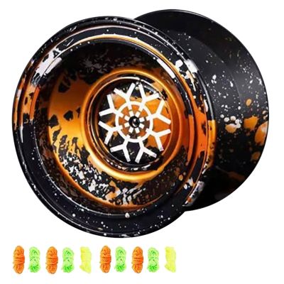 Unresponsive Yoyo,Professional Yoyo for Kids,Aluminum Beginner Yo-Yos Ball for Yoyo Players with 10 Yo Yo String