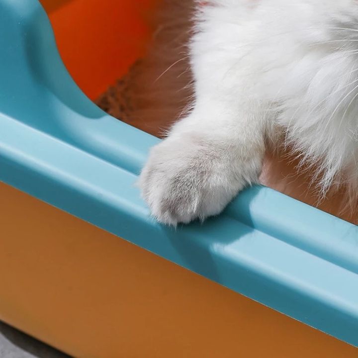 milly-house-colorful-tollett-กระบะทรายแมวแบบมีตะแกรง