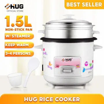 Hanabishi Rice Cooker HHRCCERC in 3 capacities (1.5 Liter, 1.8