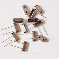 10pcs Passive In-Line Crystal Oscillator HC-49S 49S 2 ขา 2P DIP-2 6.7458M 6.7458MHZ Crystal Resonator