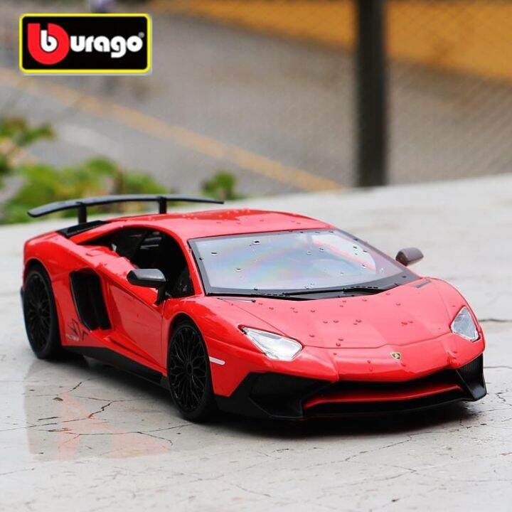 Bburago 1:24 Lamborghini Aventador LP750-4 SV Hợp Kim Mô Hình Xe Thể Thao  Kim Loại Đúc Mô Hình Xe Đua Mô Phỏng Quà Tặng Cho Trẻ Em 