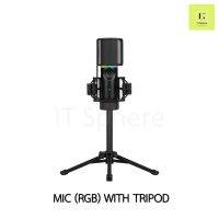 Streamplify MIC Tripod สตรีมมิ่ง MICSTREAMING  ไมค์ไลฟ์  ไมค์ตั้งโต๊ะ ไมค์ ไมค์สามขา MICTripod RGB MICRGB