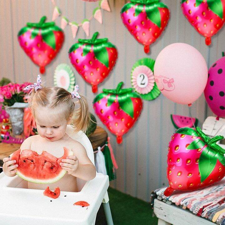 10pcs-strawberry-balloons-sweet-strawberry-foil-mylar-balloons-for-girls-strawberry-themed-birthday-party-decorations