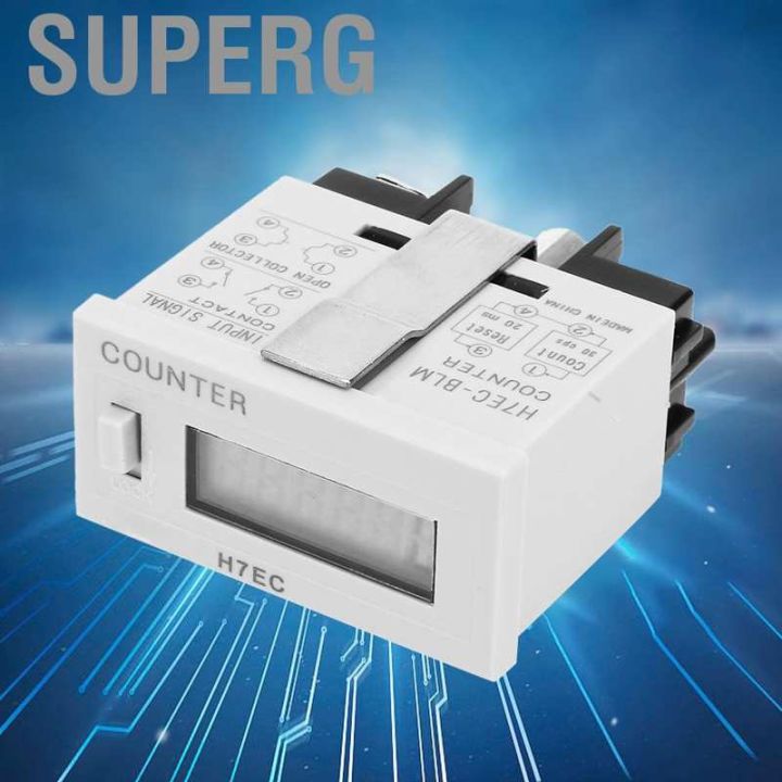 superg-h7ec-blm-หน้าจอแสดงผลดิจิตอลเคาน์เตอร์ไฟฟ้า
