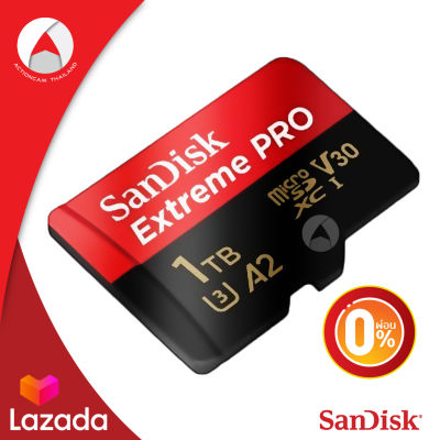 [ผ่อน 0%] Sandisk Extreme Pro 1TB ผ่อนนานสูงสุด 10 เดือน A2 Micro SD Card ความเร็ว อ่าน 170mb/s เขียน 90Mb/s (SDSQXCZ_1T00_GN6MA) แซนดิส เมมโมรี่ การ์ด ใส่ โทรศัพท์ มือถือ สมาร์ทโฟน แท็บเล็ต Mobile Android