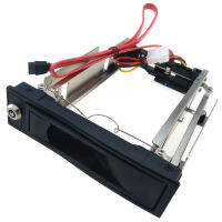 3.5 "HDD เป็น5.25" Bay Rack Mount Adaptor Hardisk ถาดยึดพลังงานข้อมูล SATA