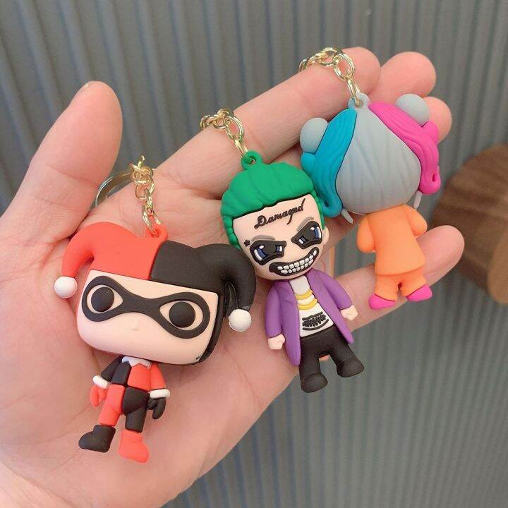 yf-movie-suicide-keychain-cartoon-joker-chain-pendant-car-keyring-lanyard-llavero-jewelry