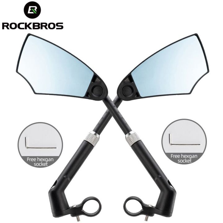 rockbros-กระจกมองหลังจักรยานกระจกมองหลังจักรยานบนถนน-mtb-ปรับได้360กระจกสากล-kaca-spion-motor-จักรยาน
