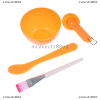 mishun318862 4ชิ้น/เซ็ตหน้ากากแปรงใบหน้าชามช้อนชุดหน้ากากแปรงบาร์ DIY Beauty Tools