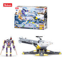 ProudNada Toys ของเล่นเด็ก ตัวต่อเลโก้ เลโก้ อวกาศ หุ่นยนต์อวกาศ ยานอวกาศ Sluban ATOMIC STORM 1352 PCS M38-B0999