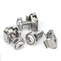 High Quality 10PCS M4 M5 M6 M8 304 Stainless Steel Rack Mount Cage Nuts Screws and Washers for Rack Mount Server Cabinet