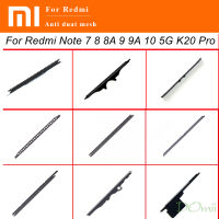 2ชิ้นหูฟังลำโพงเตาย่างสำหรับ Xiaomi R Edmi หมายเหตุ7 8 8A 9 9A 9C 9ครั้ง10 5กรัม K20 Pro ฝุ่นหลักฐานตาข่ายสุทธิป้องกันฝุ่นยึดเปลี่ยน