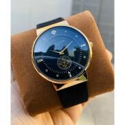 Đồng hồ đeo tay nam, đồng hồ nam mặt tròn PATEK PHILIPPE dây da