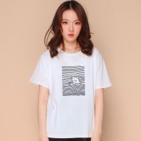 เสื้อยืด Oversize ผ้าCotton 100% แฟชั่นสไตล์เกาหลี T-Shirt โอเวอร์ไซส์ สกรีนลายสวยงาม พร้อมส่ง