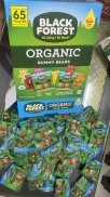 Hàng MỸ10 2024Kẹo Dẻo Organic Gummy Bear BLACK FOREST 23g gói