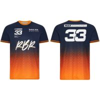 2023 Customized Fashion Red Bull Racing F1 Mens Max Verstappen Alternative Sportswear T-Shirt -Navy，Contact the seller for personalized customization