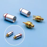 2pcs MMCX Connector MMCX Pin Plugs For Shure Gold Plated MMCX ConnectorWires Leads Adapters