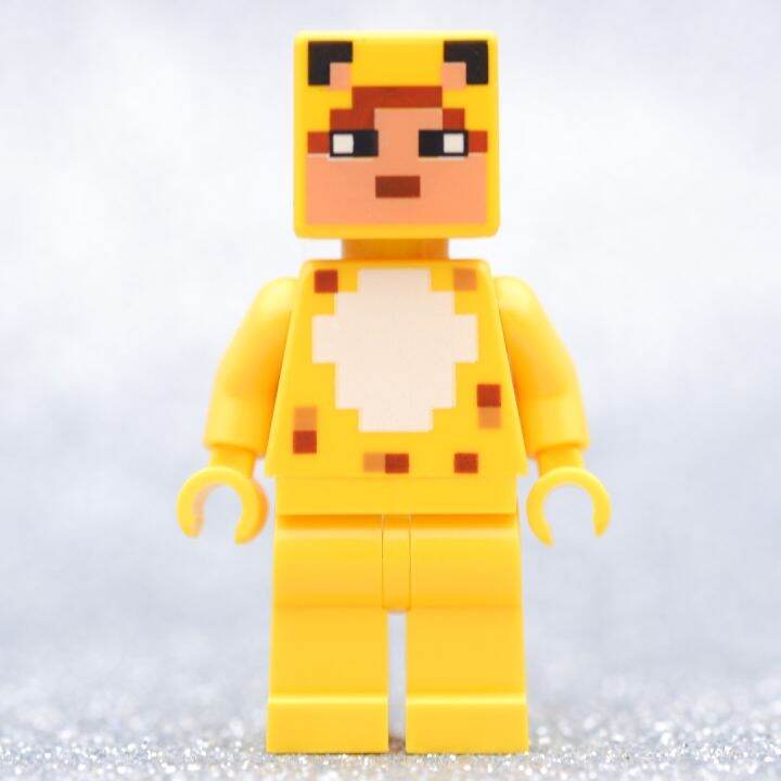 𝘗𝘓𝘖𝘠𝘉𝘙𝘐𝘊𝘒 Ocelot Skin Minecraft Lego® Minifigures Authentic เลโก้แท้ Th 5493