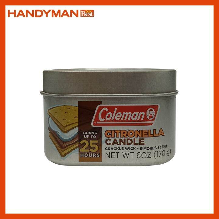 Coleman Citronella Candle, 6oz S'mores Scent Lazada PH