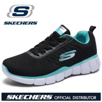 SKECHERS_Gowalk5-รองเท้าสตรีรองเท้าลำลองผู้หญิงรองเท้าผ้าใบผู้หญิงสสีเทา