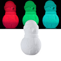 Snowman 3D Table Lamp Illusion LED Night Lamp 3D Optical Illusion Visualization LED Night Lights 7-Color Multicolored for Living Bed Room Bar Best Gift Toys for Boys and Girls