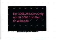 หน้าจอ11.6สำหรับ Lenovo 300E Chromebook 2Nd Gen 81QC/81MB/82CE 5D10T79505 /5D10Y67266/แผง5D10X55387หน้าจอสัมผัส + LED + BEZEL