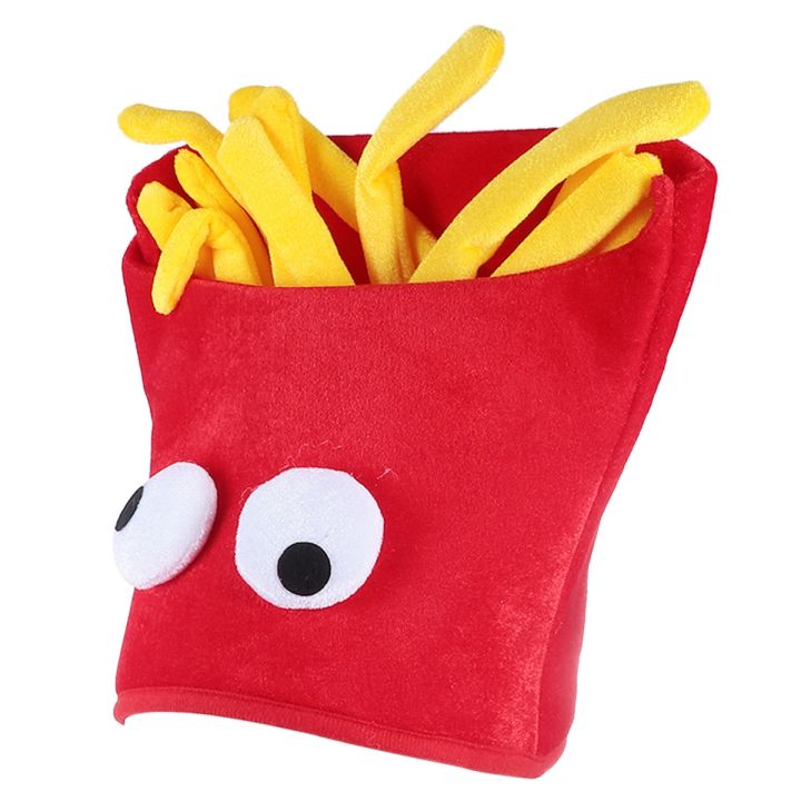 hat-party-hats-food-halloween-costume-novelty-fries-funny-crazy-french-fun-headgear-birthday-up-silly-play-accessories-cosplay