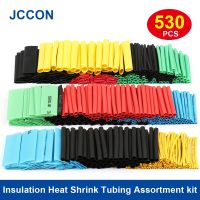 530Pcs Thermoresistant Tube Heat Shrink Wrapping Kit Termoretractil Shrinking Tubing Assorted Wire Cable Insulation 12 Size