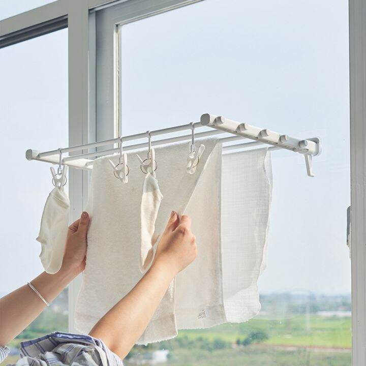 Indoor And Outdoor Clothes Rack Foldable Free free Clothes Hanger