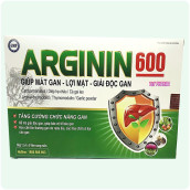 Viên uống mát gan ARGININ600 - Cà gai leo, actiso, tỏi đen, diệp hạ châu