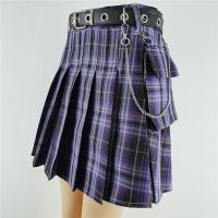 [COD] New Pleated Skirt Waisted Kawaii Punk Skirts Gothic Clothing