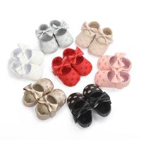 【hot】！ Newborn Baby Shoes leather Buckle Big Bow Wedding