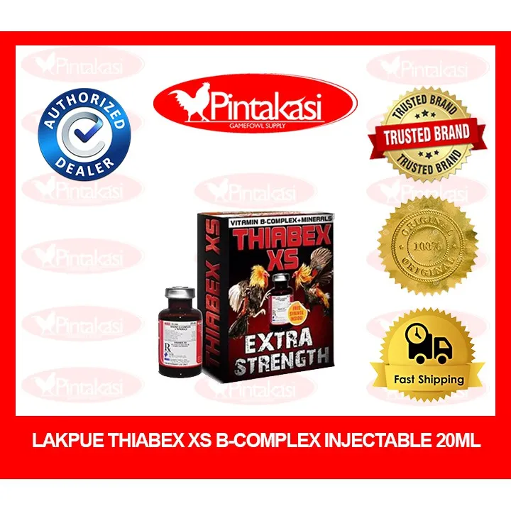 LDI Thiabex XS 20mL Vitamin B Complex + Minerals for Gamefowl, Pigs