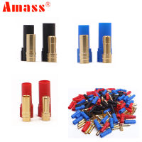 9 Pair AMASS XT150 Connector Adapter Male Female Plug 6mm Gold Banana Bullet Plug For RC