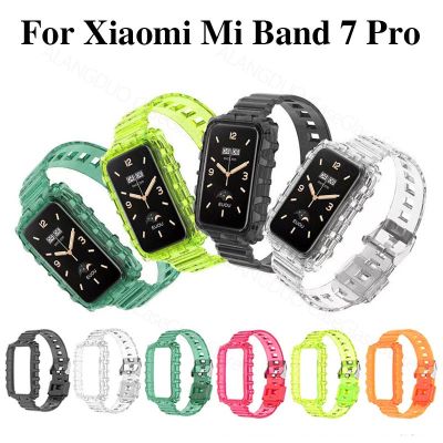 สายรัดโปร่งใสสำหรับวง Xiaomi Mi Band 7 Proสายสายนาฬิกาข้อมือ7pro Miband สายรัดข้อมือสำหรับ Xiomi Mi Band7 Pro