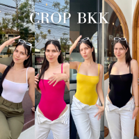 ?Kendal Bodysuit? บอดี้สูททรงตรงสายเดี่ยวเท่ากันหน้าหลัง ผ้าไม่ย้วย มีกระดุมแป้ก ถอดใส่สะดวก