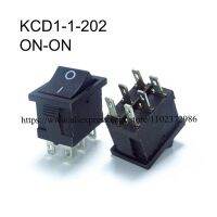 switch 100PCS KCD1-2-202 ON-ON 6 pin  2 gears NO lamp Power button 2 pin 3 pin small rocker switch