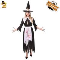Adult female money blood witch Halloween party clothing big female witch stage role play performance clothing